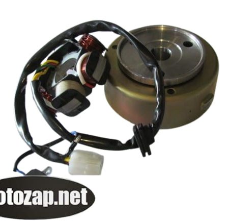 Генератор магнето з статором 6 котушок мопед Alpha Delta Active