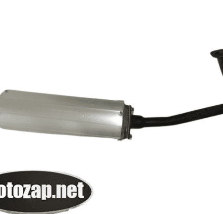 Глушник скутер (бочка) GY6 4T 50куб з коліном