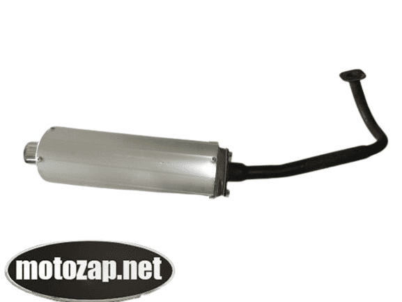 Глушник скутер (бочка) GY6 4T 50куб з коліном