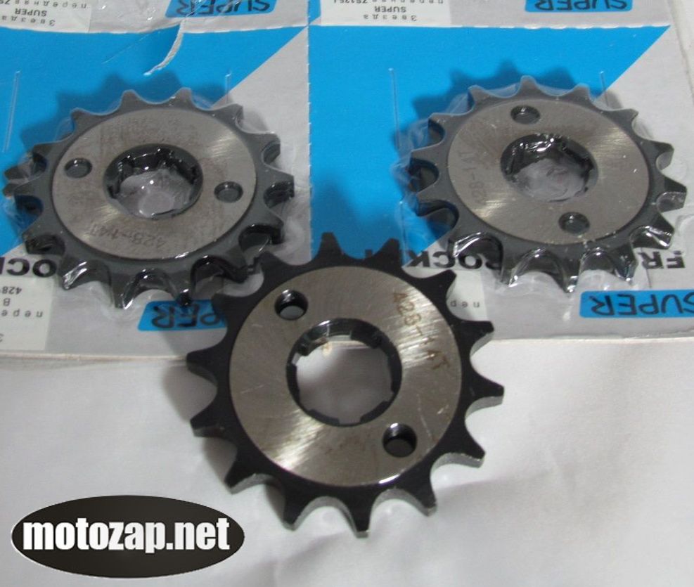 Зірочка передня мотоцикл CG/CB 150/200куб SUPER 428*16
