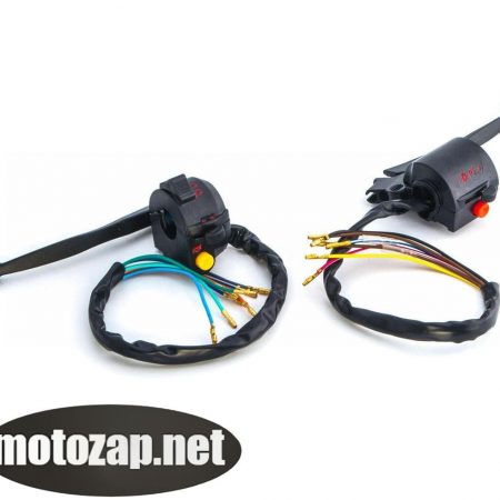 Перемикачі (блоки) руля к-кт 2 шт Alpha (чорні)