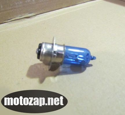 Лампа фари P15D 1 вус галоген Alpha Delta Active синя на блістері