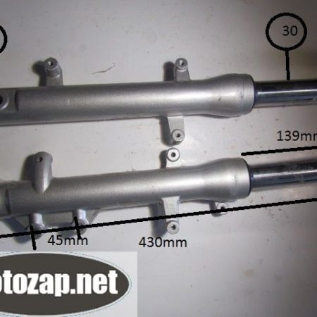 Амортизатор передній скутер STORM (пір'я вилки) к-кт 2 шт