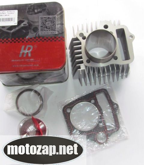 Поршнева (ЦПГ) Циліндр з поршнем Alpha Active 110куб 52,4mm ТЕФЛОН + Алюмінєва