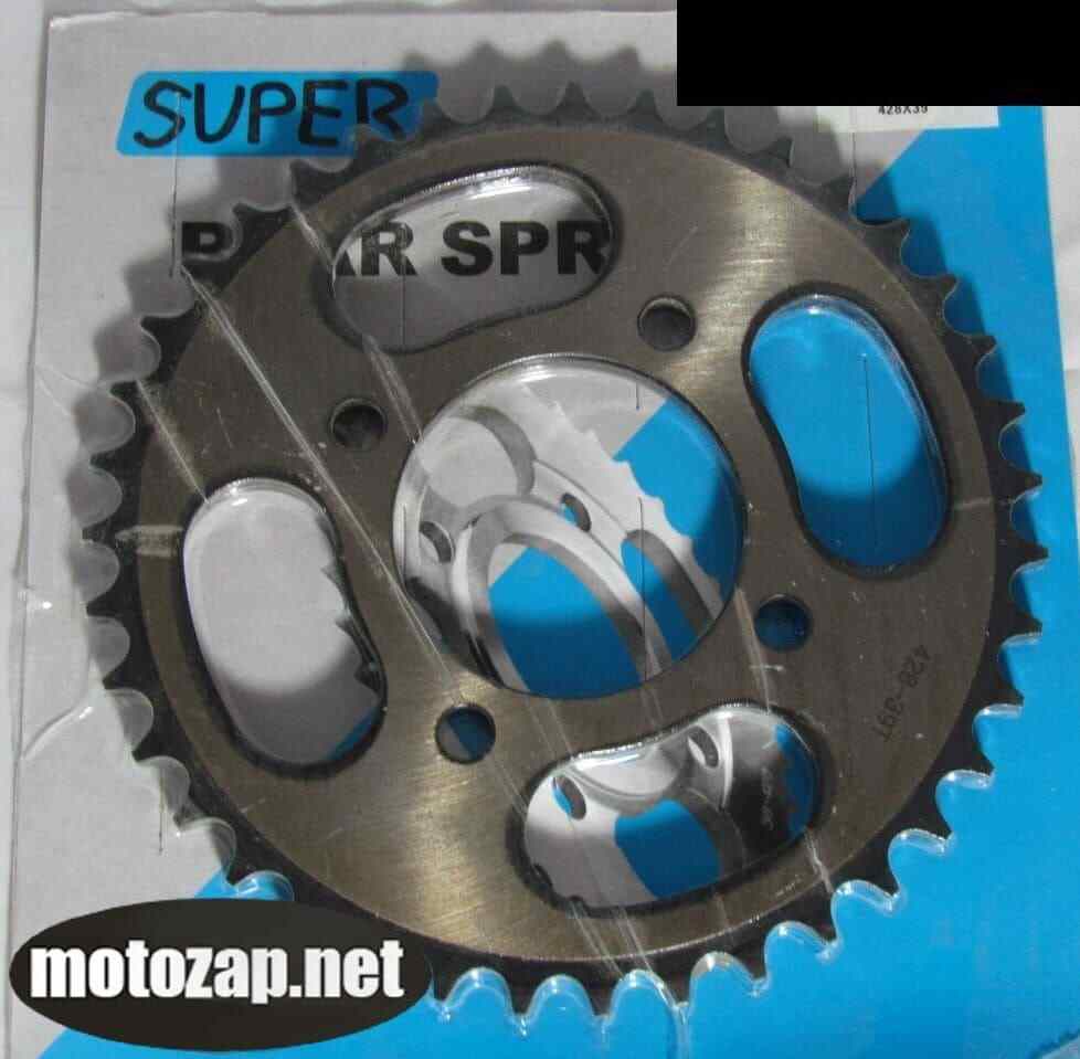 Зірочка задня Viper/LIFAN SUPER 428*42 D=58/78 4 отвора (45 сталь)