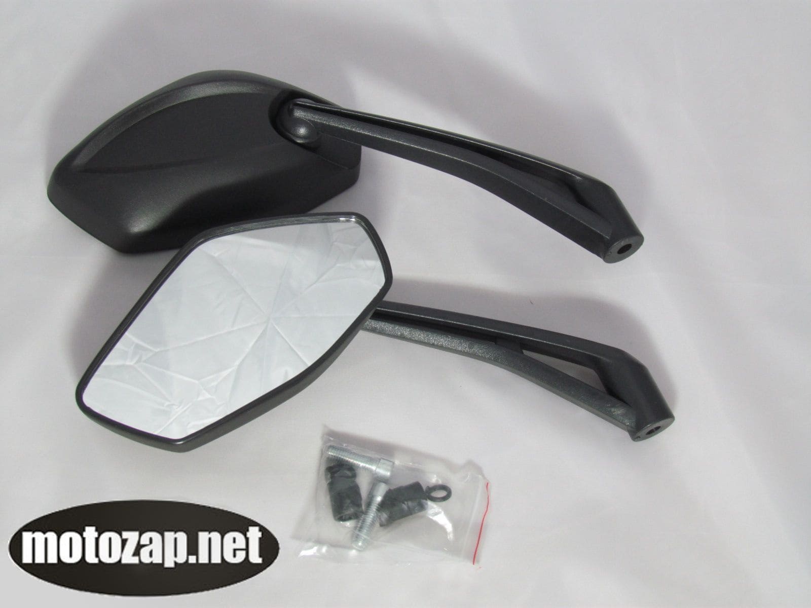 Зеркала 8мм скутер високі ромб кріплення на болт