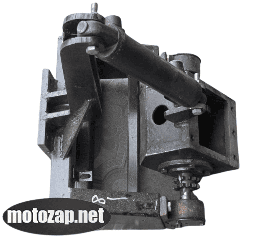 Редуктор в зборі з циліндром гідравліки рухомий (нового зразка задній)