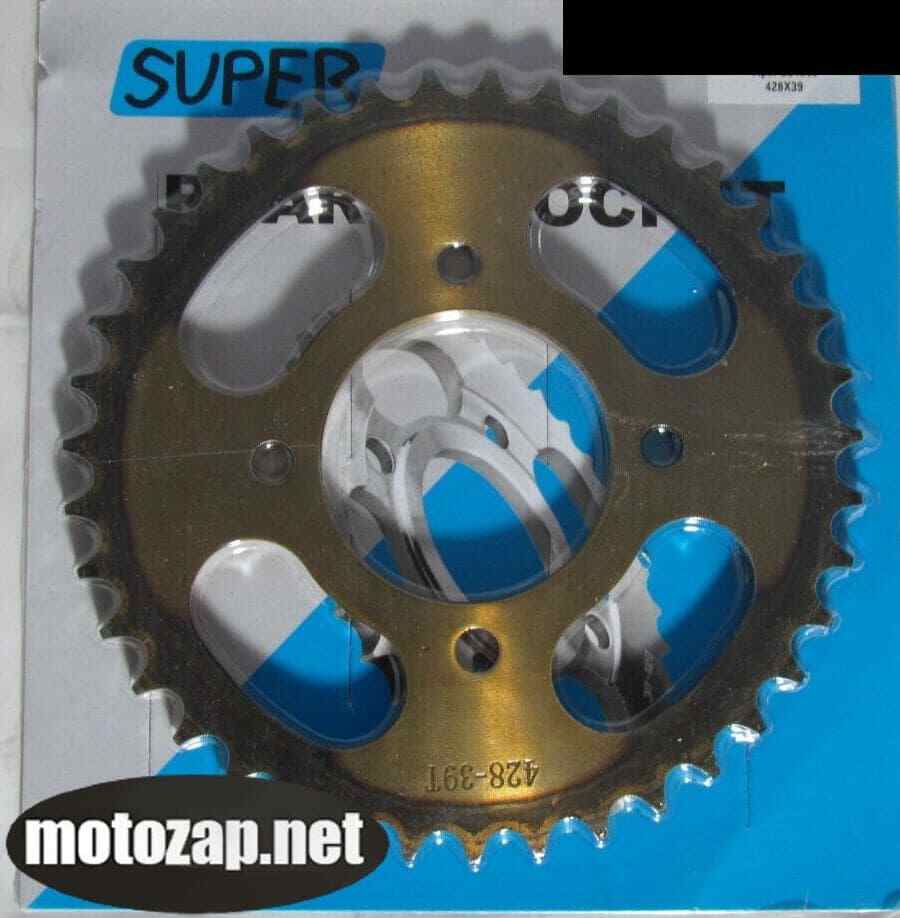 Зірочка задня Viper/LIFAN гартована 428*39 D=58/78 (кальона)