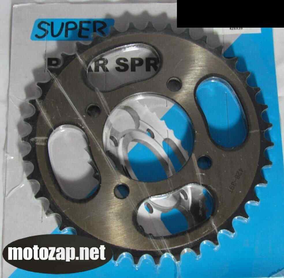 Зірочка задня Viper/LIFAN SUPER 428*39 D=58/78 4 отвора (45 сталь)