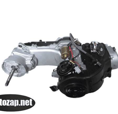 Двигун скутер GY6 4Т 80куб довгий вал редуктора під 2 амортзатора (12 колесо)