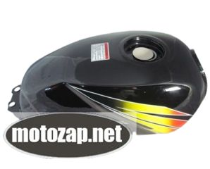 Бак паливний мотоцикл Viper ZS125J (Кругла кришка) Чорний