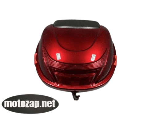 Кофр (кейс) пластиковий глянець червоний