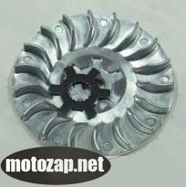 Щока (крильчатка) варіатора скутер YAMAHA JOG 90куб 3kj з пластиною