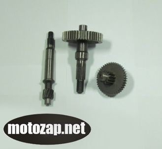 Вал з редуктором в зборі скутер HONDA DIO