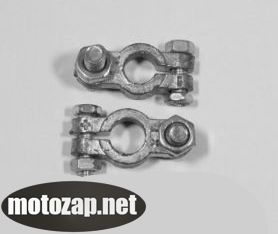 Клеми акумулятора малі к-кт 2 шт + / -