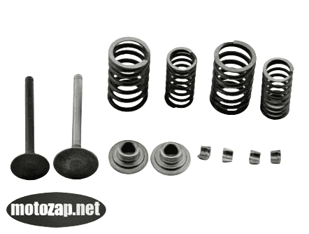 Клапана в зборі впускний + випускний скутер GY6 4T 50/80куб