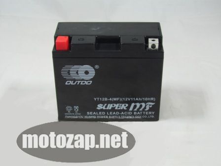 Акумулятор 12V12A гелевий YT12B-4 Мотоцикли Cross Enduro 132*69*150 (DESIGN IN JAPAN)