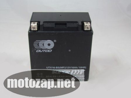 Акумулятор 12V16A гелевий UTX16 Мотоцикли Cross Enduro 160*86*150 (DESIGN IN JAPAN)