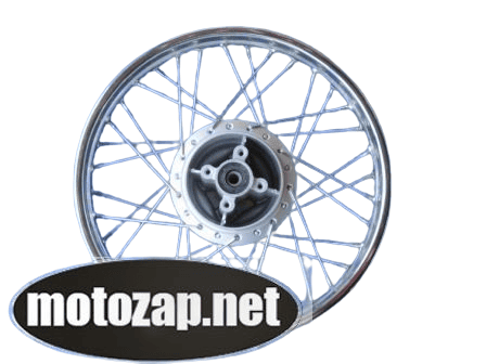 Диск заднього колеса 18 спиця кріплення на 4 болти зірочки, 4 болти диск гальмівний ЕНДУРО