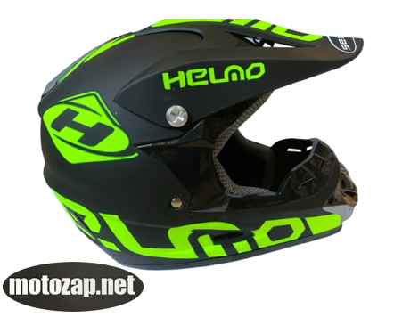 Шолом Ендуро SENKE чорно-зелений,CR-168.пластик ABS