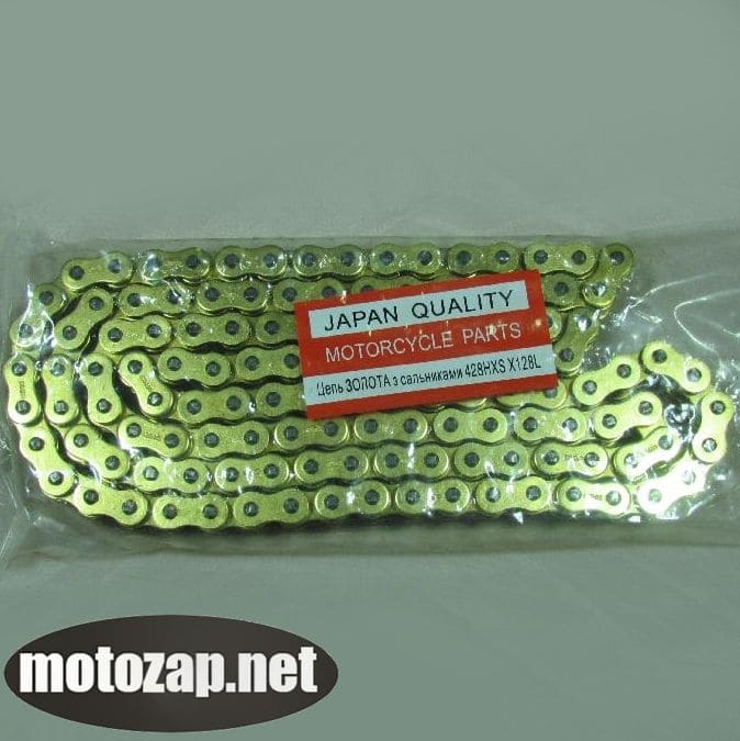 Цеп SUPER сальникова (золота) 428НXS*128