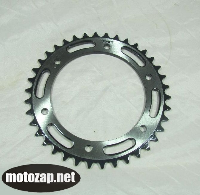 Зірочка задня Ендуро SHINERAY спиця колесо 6 отворів SUPER 520*38 D=130/146 (45сталь)