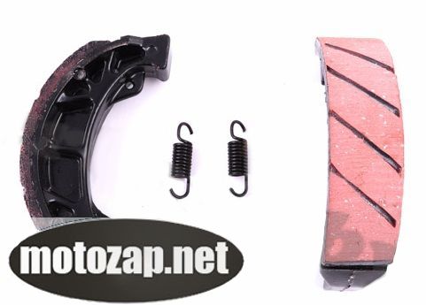 Колодки гальмівні барабан скутер 2Т HONDA DIO малі червоні