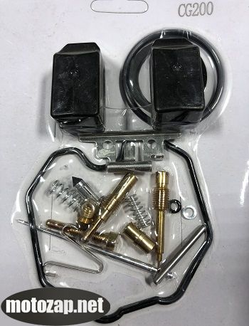 Ремкомплект карбюратора PZ30 мотоцикл CG/CB 200куб з поплавком