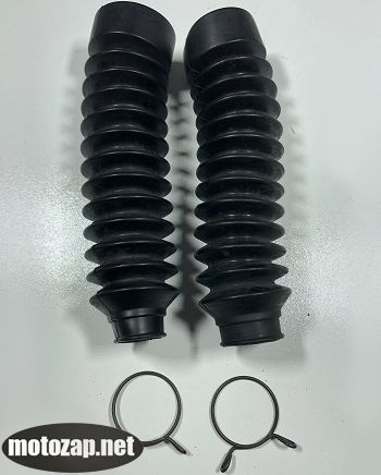 Пильники переднього амортізатора к-кт (чорні) Alpha NEW (L=170mm d=27mm D=43)