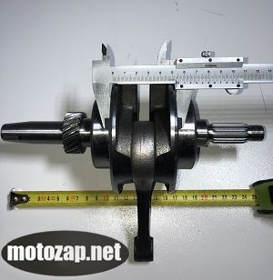 Колінвал мотоцикл CG 200куб з баланс валом SENKE Shineray Viper