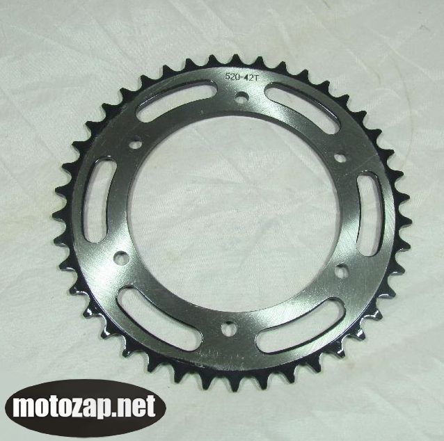 Зірочка задня Ендуро SHINERAY спиця колесо 6 отворів SUPER 520*39 D=130/146 (45сталь)