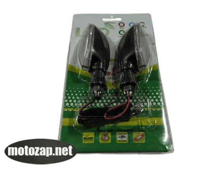 Повороти міні к-кт 2 шт світлодіодні (крапля подовжені) LED на блістері