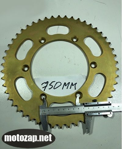 Зірочка задня Ендуро SHINERAY спиця колесо 6 отворів SUPER 520*50 D=130/146 (45сталь)