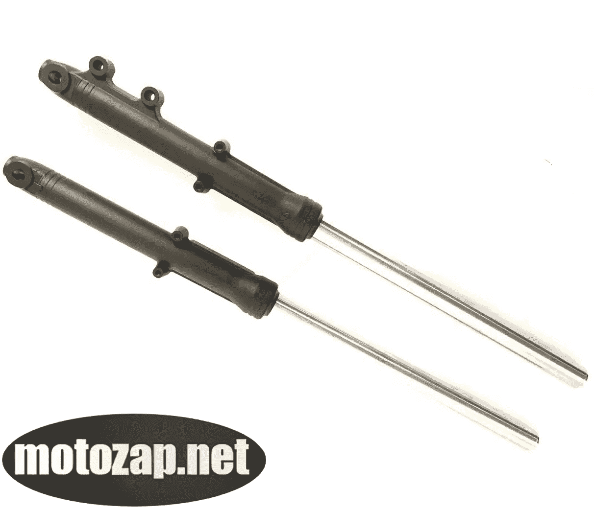 Амортизатор передній мопед Alpha NEV дискове гальмо (наш) d=27mm L=650mm к-кт 2 шт