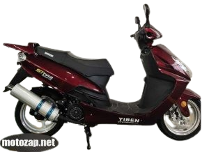 5.Скутер STORM YB150T-15D 150куб, 13/13-колеса