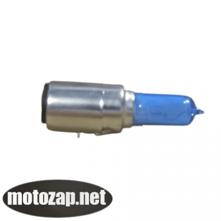Лампа фари BA20D синя галоген на блістері