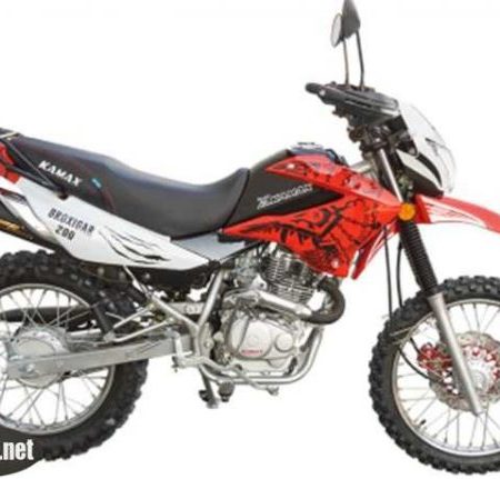 4.Мотоцикл ЕНДУРО КАМАХ SP200D-4 200куб, 19/18-колеса шип.