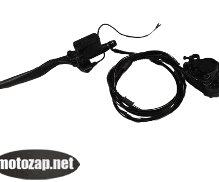 Гальмо заднє в зборі: машинка верхня з супортом з шлангом електроскутер EkoKAYA YB2000DT-41