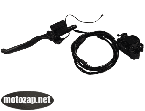 Гальмо заднє в зборі: машинка верхня з супортом з шлангом електроскутер EkoKAYA YB2000DT-41