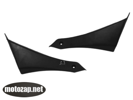 Пластик Пітбайк KAYA КХD212 125куб чорний малий боковий к-кт 2 шт