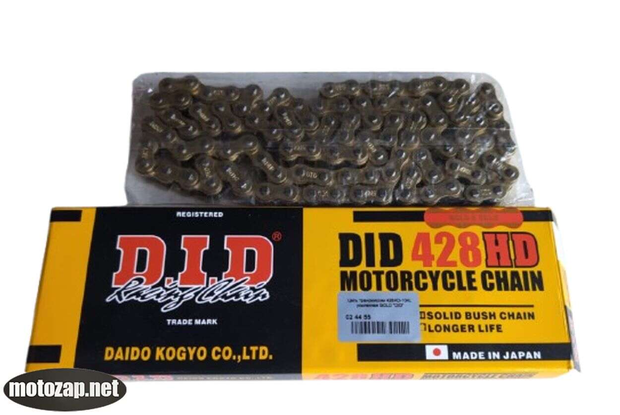 Цеп SUPER (усилена/золота) 428Н*104 Японія