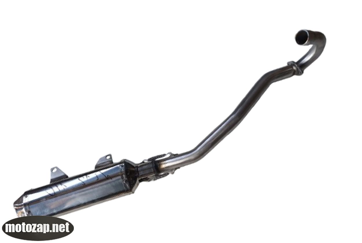 Глушник з коліном (нержавійка) мотоцикли ЕНДУРО KAYA 612