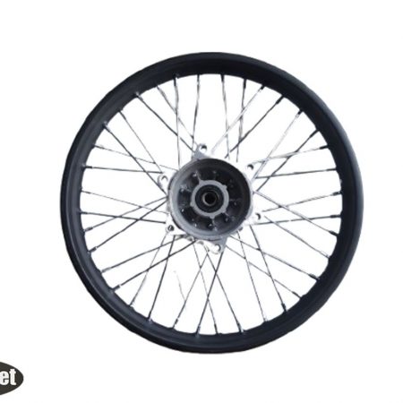 Диск заднього колеса 18 спиця металевий ЕНДУРО KAYA 512-412 18*12,15 (6 болт кріпл. зірочки, чорний)