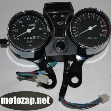 Спідометр з тахометром хром Alpha Delta в зборі