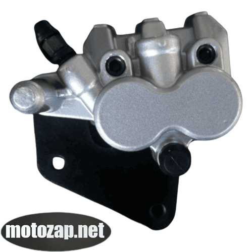 Супорт гальмівний двопоршневий скутер GY6 4Т вухо наліво передній