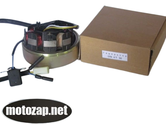 Генератор магнето з статором скутер GY6 4T 150куб