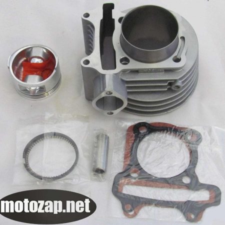 Поршнева (ЦПГ) Циліндр з поршнем скутер GY6 4Т 150куб 57,4mm Тайвань