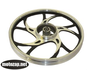 Диск переднього колеса 17 Alpha Delta  усилений чорний титан барабанне гальмо