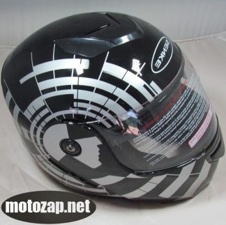 Шолом Трансформер SENKE з візор з окулярами ABS (Чорний із сірим)