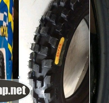 Покришка Тайвань SUPER 3.00-21 ТТ КРОС 5 шарів високий шип кубики 15мм